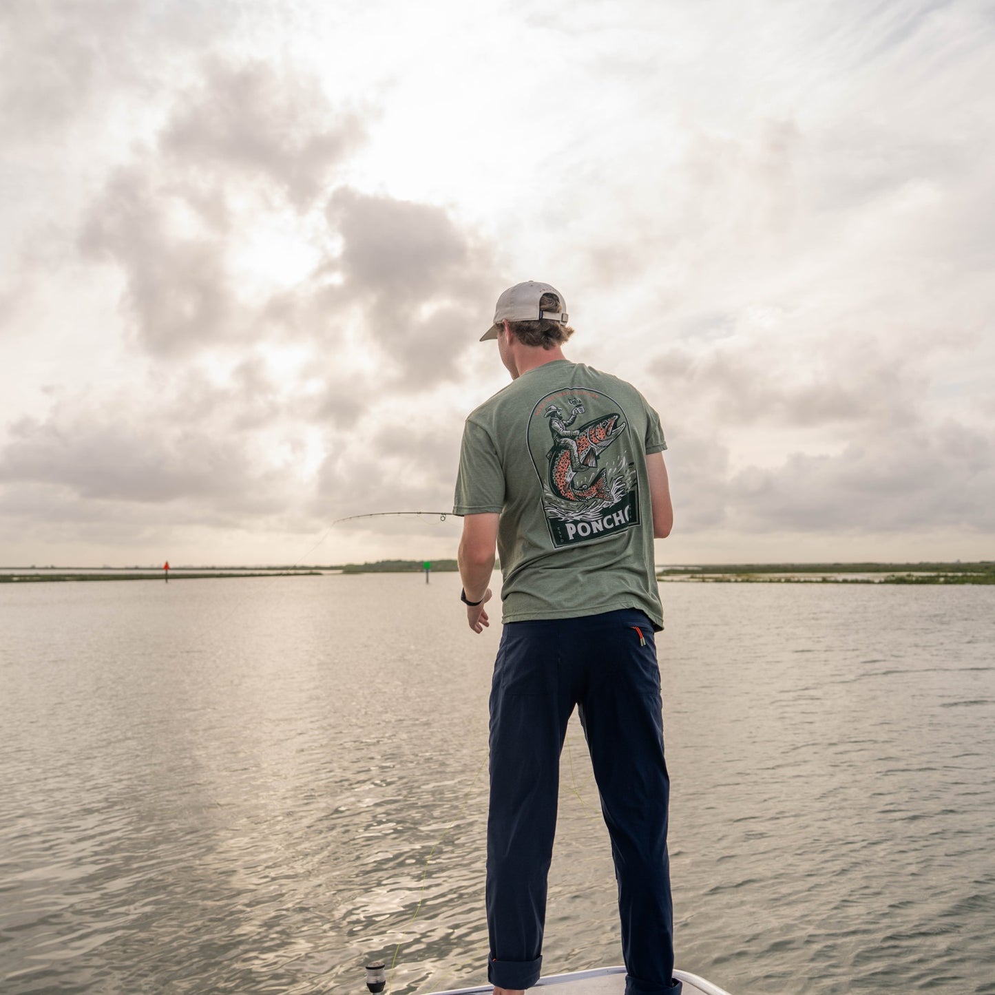 Poncho Outdoors The Trout Rider T-Shirt