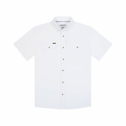 Poncho Outdoors The Salty Dog - White Short Sleeve Shirt