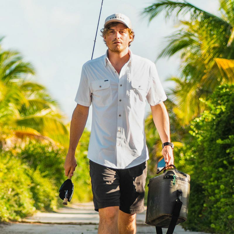 Poncho Outdoors The Salty Dog - White Short Sleeve Shirt