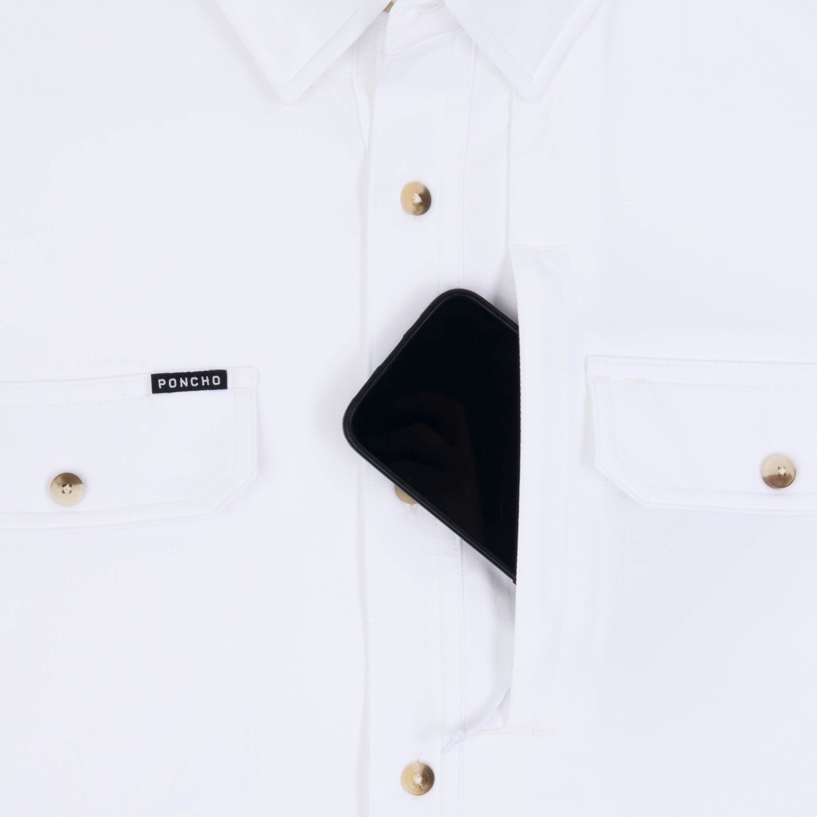 Poncho Outdoors The Salty Dog - White Short Sleeve Shirt