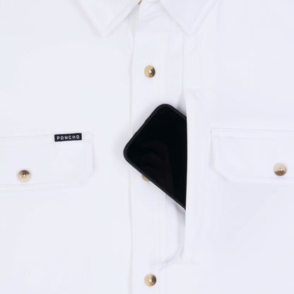 Poncho Outdoors The Salty Dog - White Short Sleeve Shirt