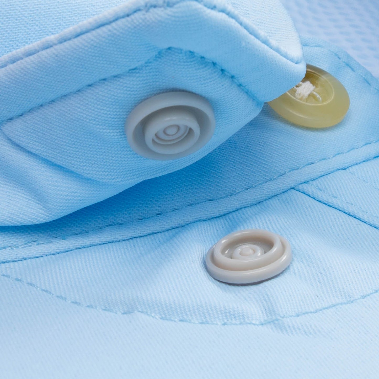 Poncho Outdoors Blue Short Sleeve Fishing Shirt