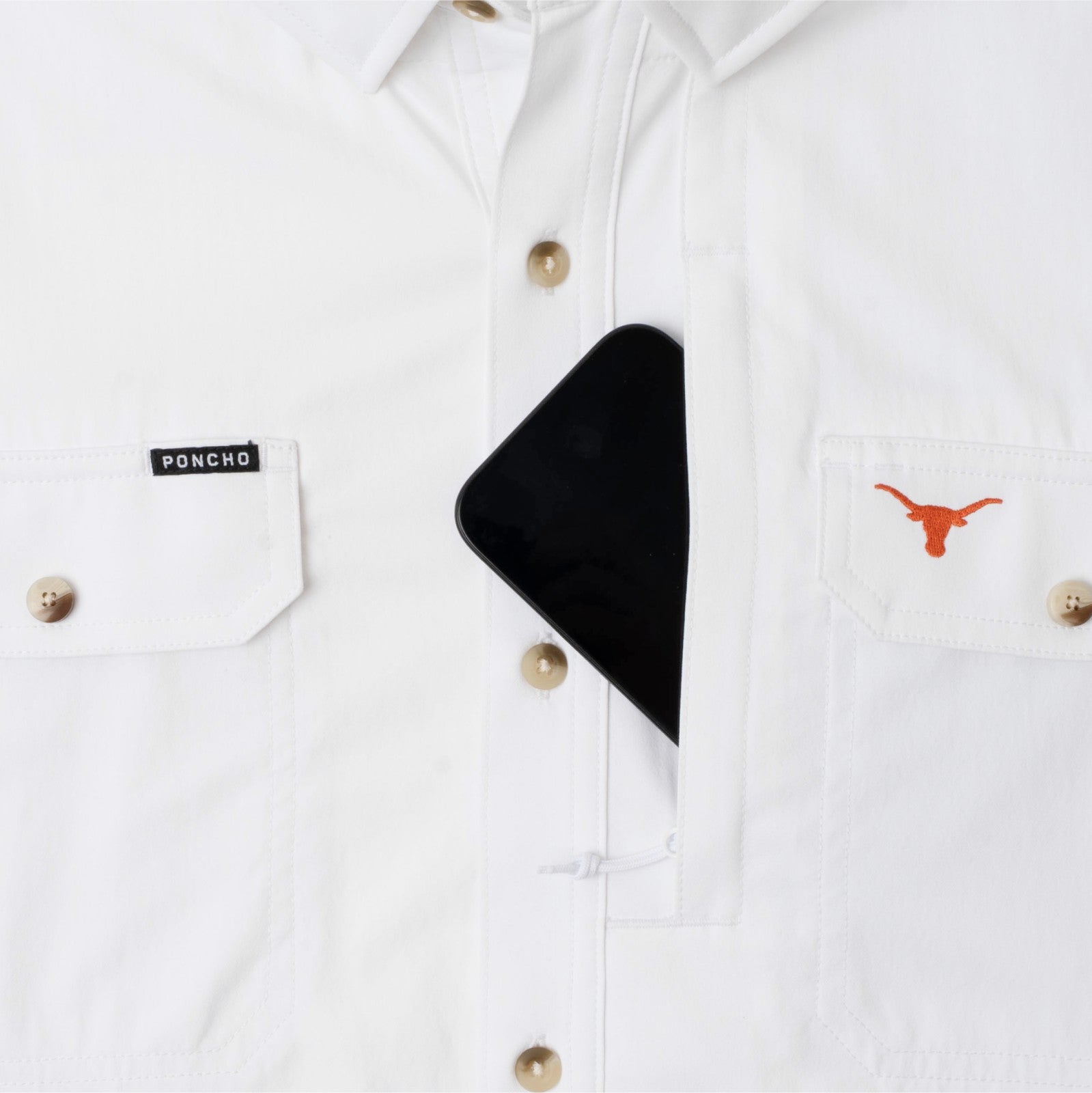 Poncho Outdoors The Salty Dog - White Short Sleeve Shirt