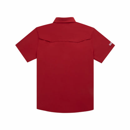 Poncho Outdoors Black Short Sleeve Fishing Shirt