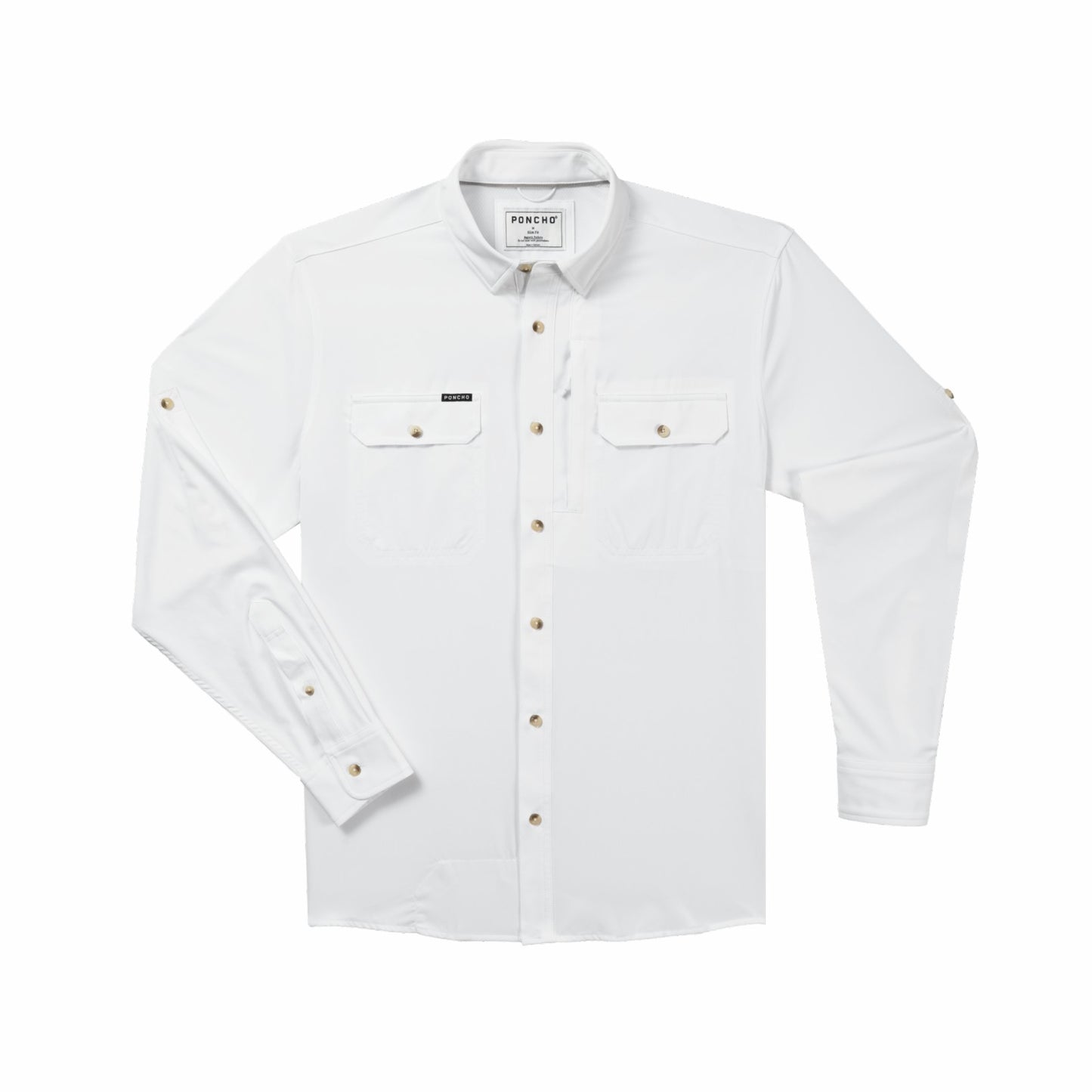 Poncho Outdoors The Iceman - White Long Sleeve Shirt