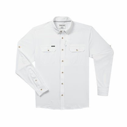 Poncho Outdoors The Iceman - White Long Sleeve Shirt