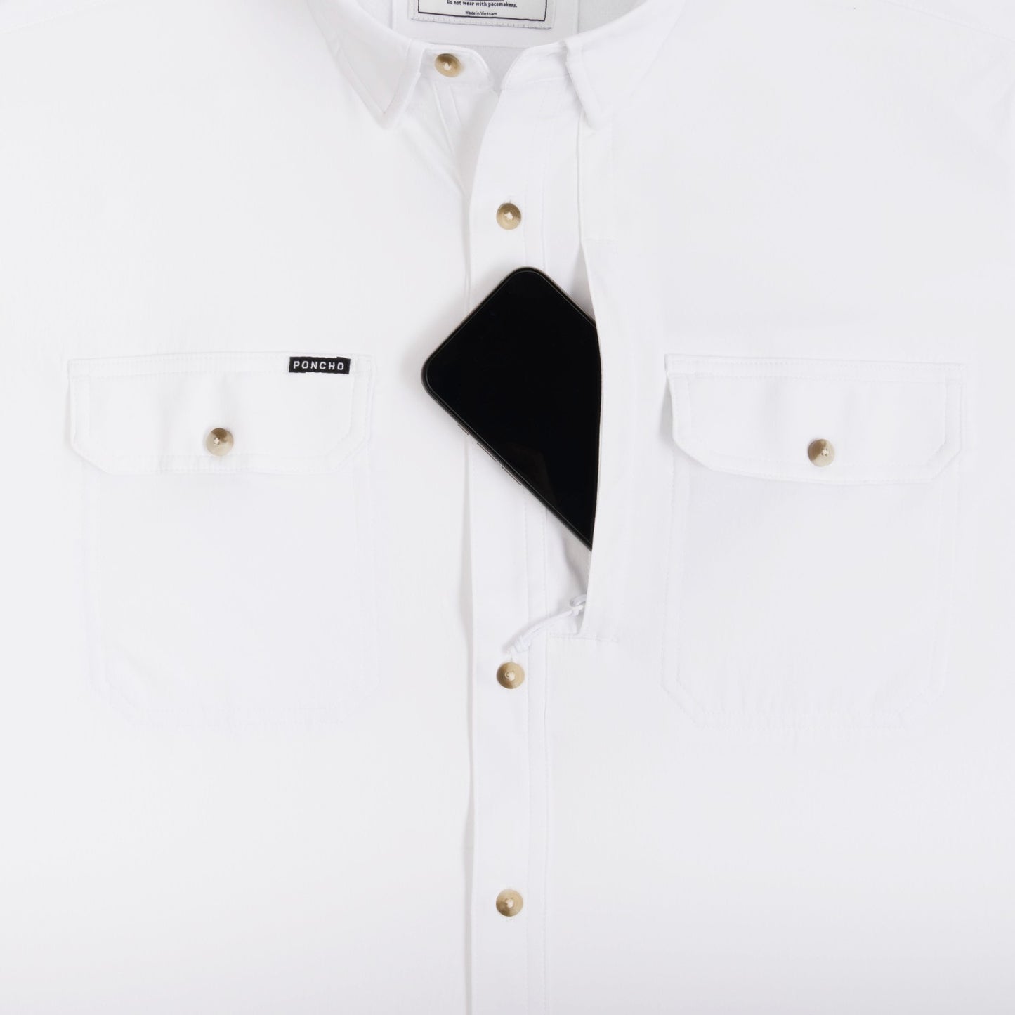 Poncho Outdoors The Iceman - White Long Sleeve Shirt