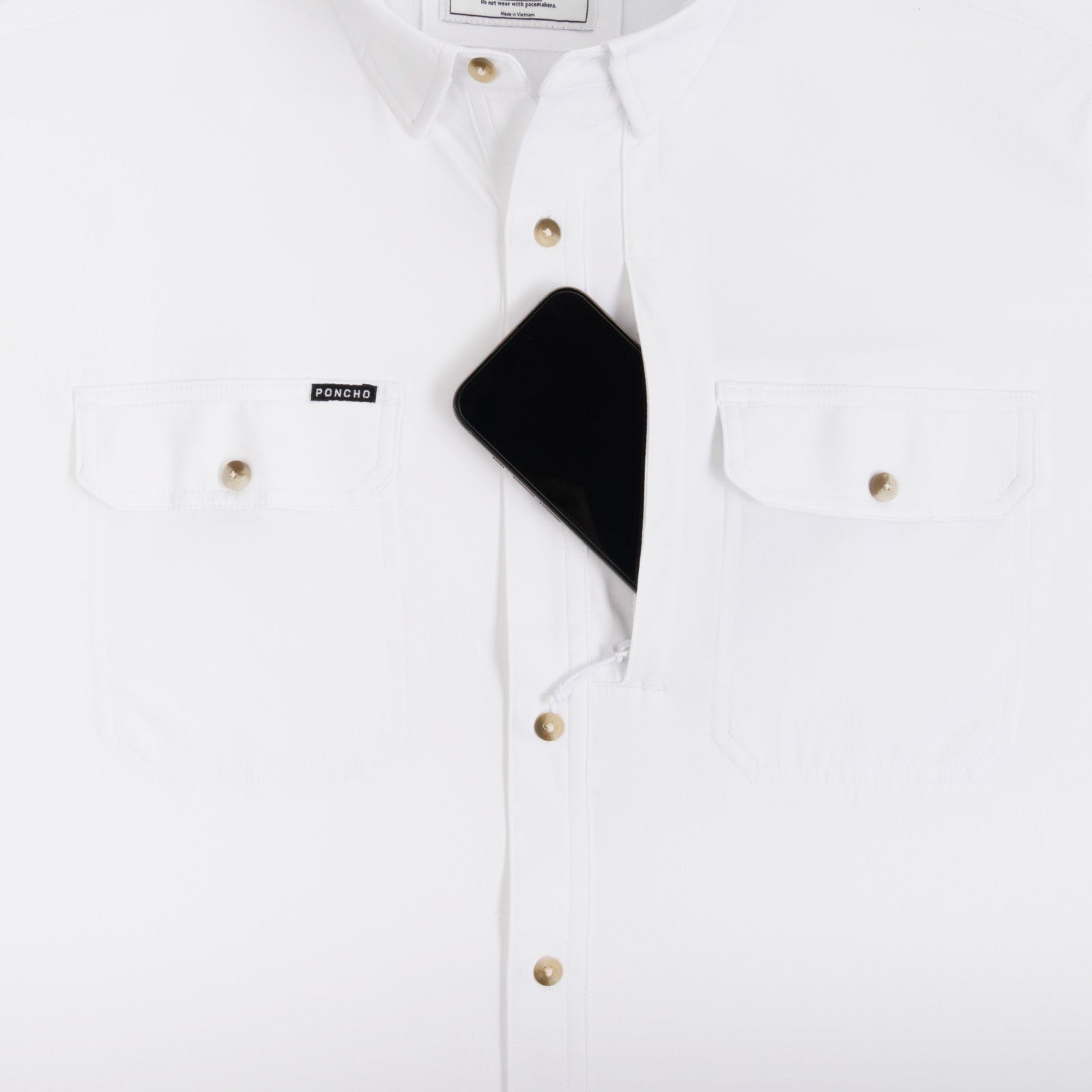Poncho Outdoors The Iceman - White Long Sleeve Shirt