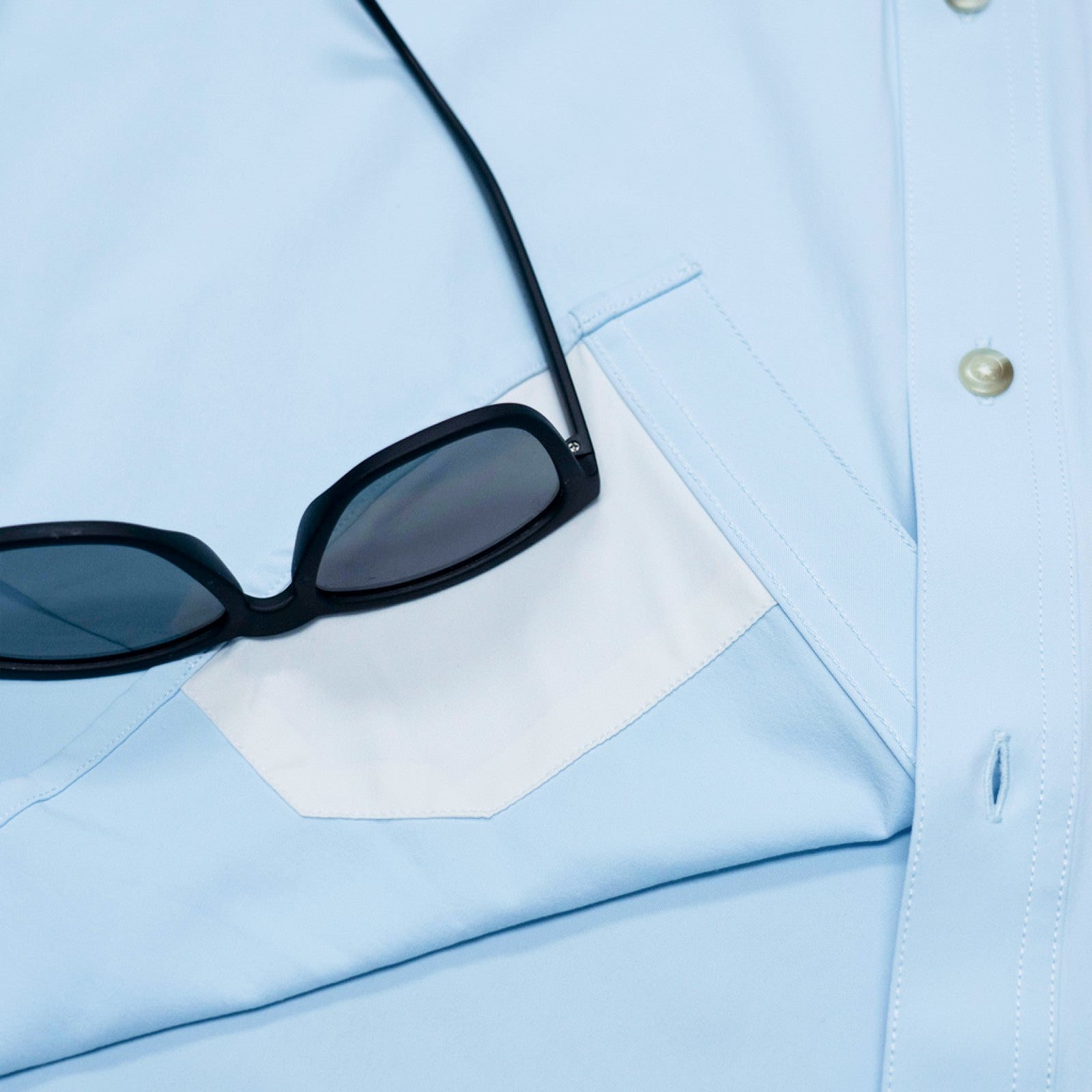 Poncho Outdoors The Purist - Blue Long Sleeve Shirt