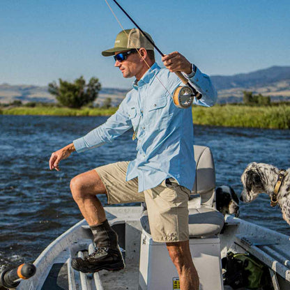 Poncho Outdoors The Purist - Blue Long Sleeve Shirt