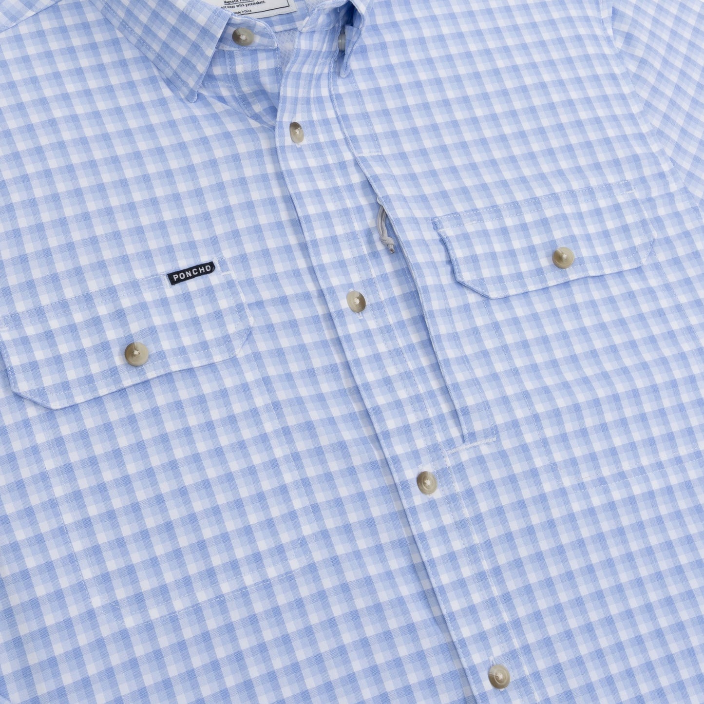 Poncho Outdoors The Wahoo - Blue Plaid