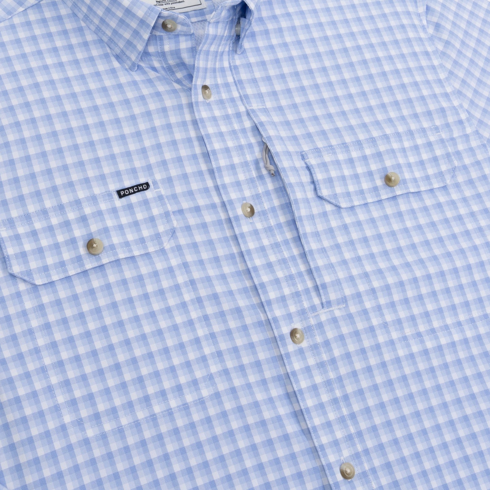 Poncho Outdoors The Wahoo - Blue Plaid