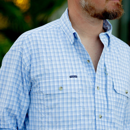 Poncho Outdoors The Wahoo - Blue Plaid