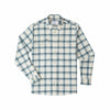 Off White and Navy Plaid