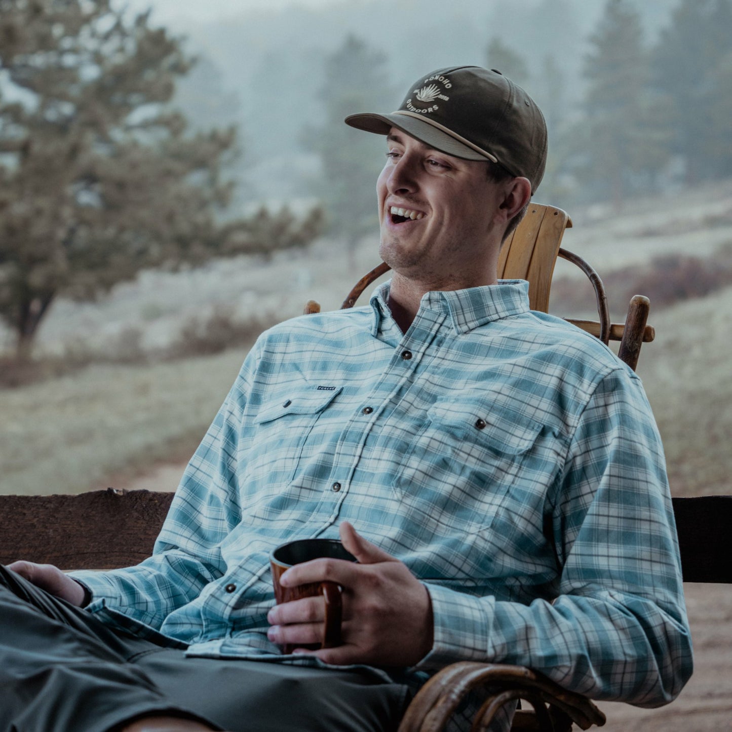 Poncho Outdoors The Blue Bison
