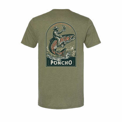 Poncho Outdoors The Trout Rider T-Shirt