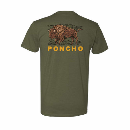 Poncho Outdoors Roaming Bison T-Shirt