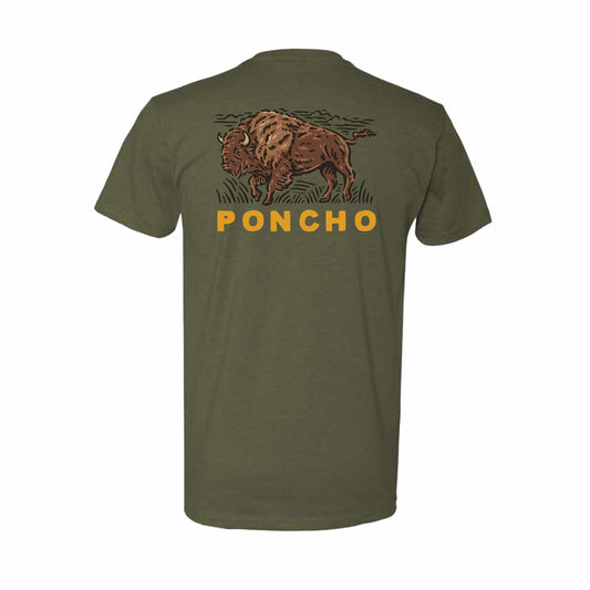 Poncho Outdoors Roaming Bison T-Shirt