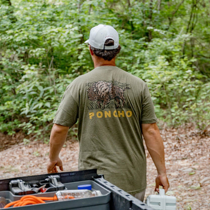 Poncho Outdoors Roaming Bison T-Shirt