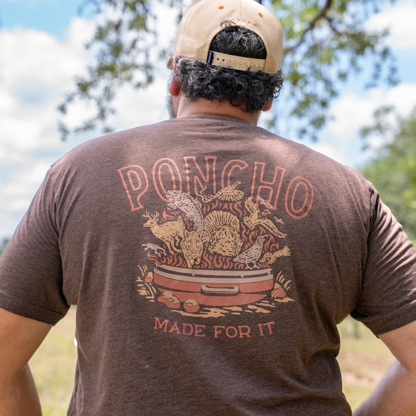 Poncho Outdoors Land To Table T-Shirt