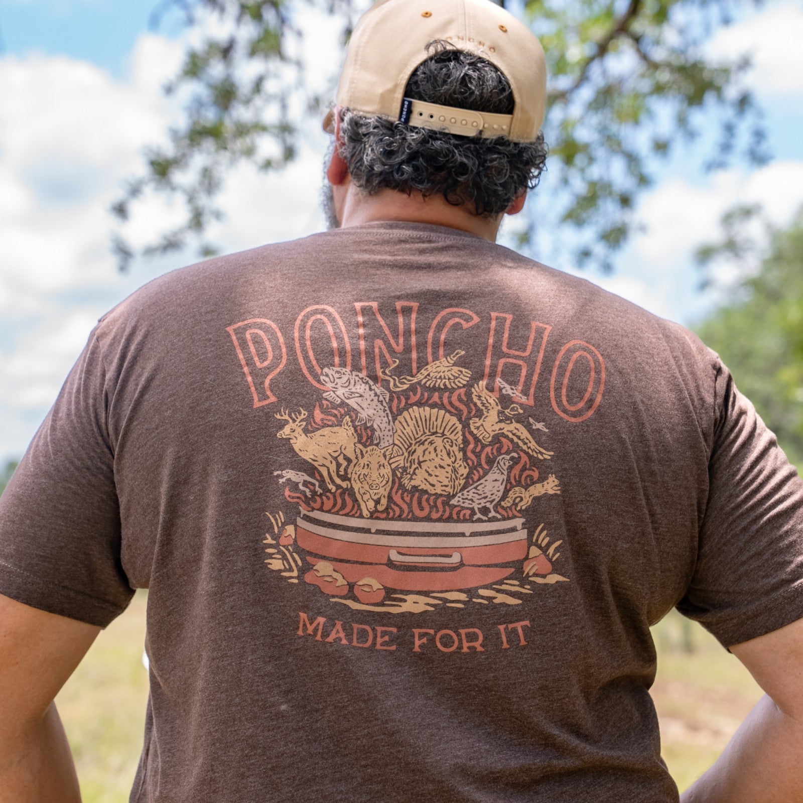 Poncho Outdoors Land To Table T-Shirt
