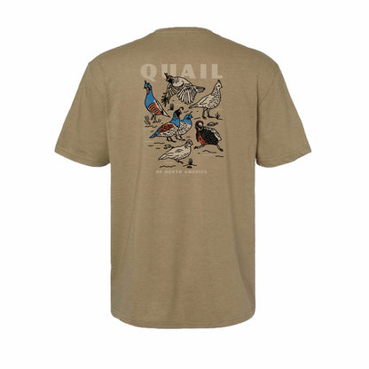Poncho Outdoors Quail of North America T-Shirt