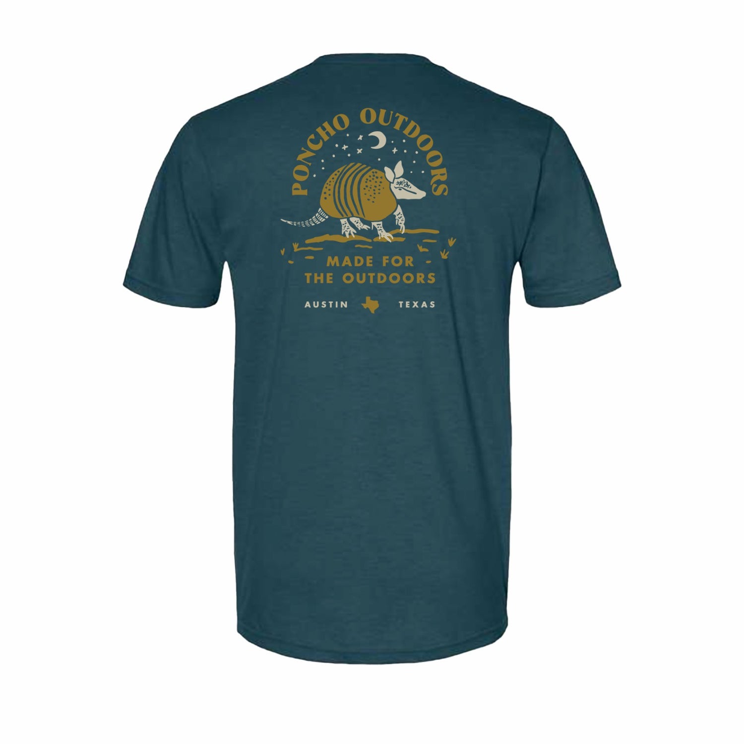 Poncho Outdoors Armadillo Under the Stars T-Shirt