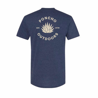 Poncho Outdoors Navy Agave T-Shirt