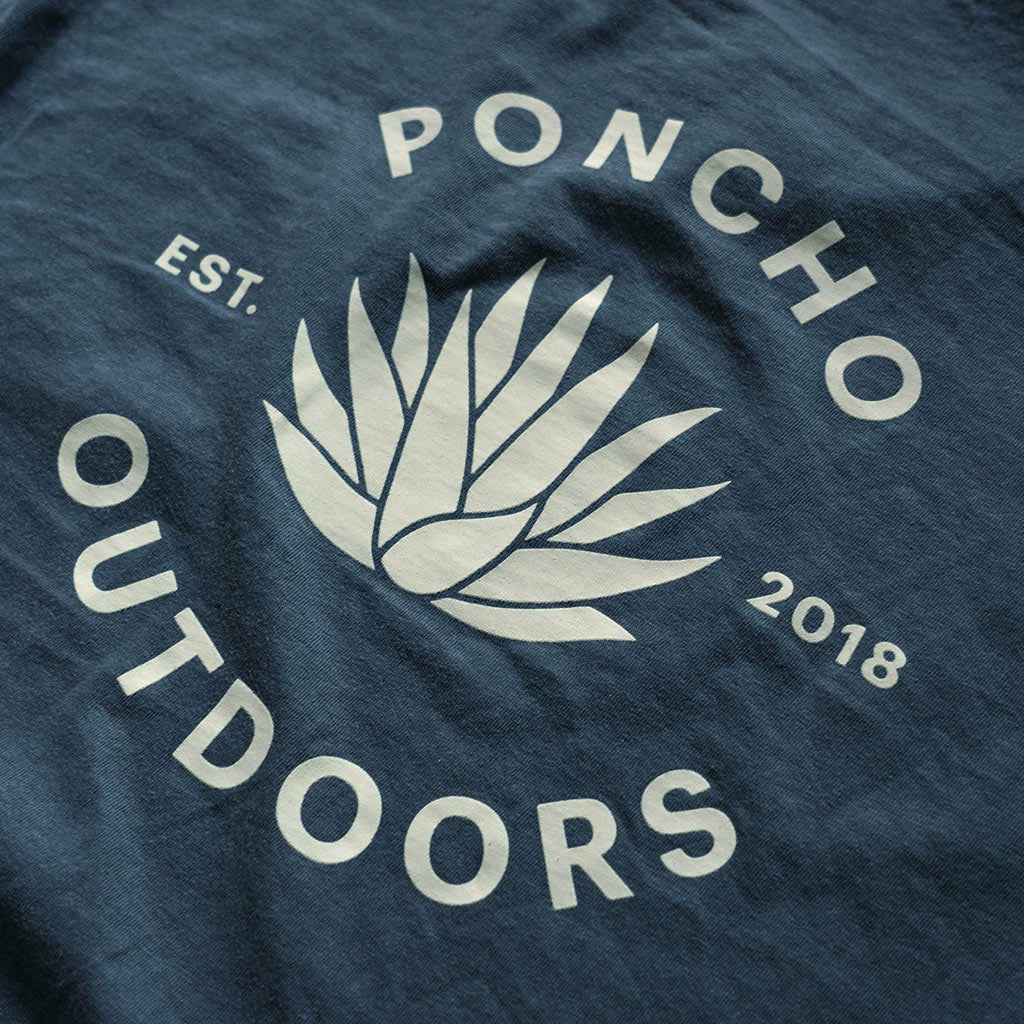 Poncho Outdoors Navy Agave T-Shirt