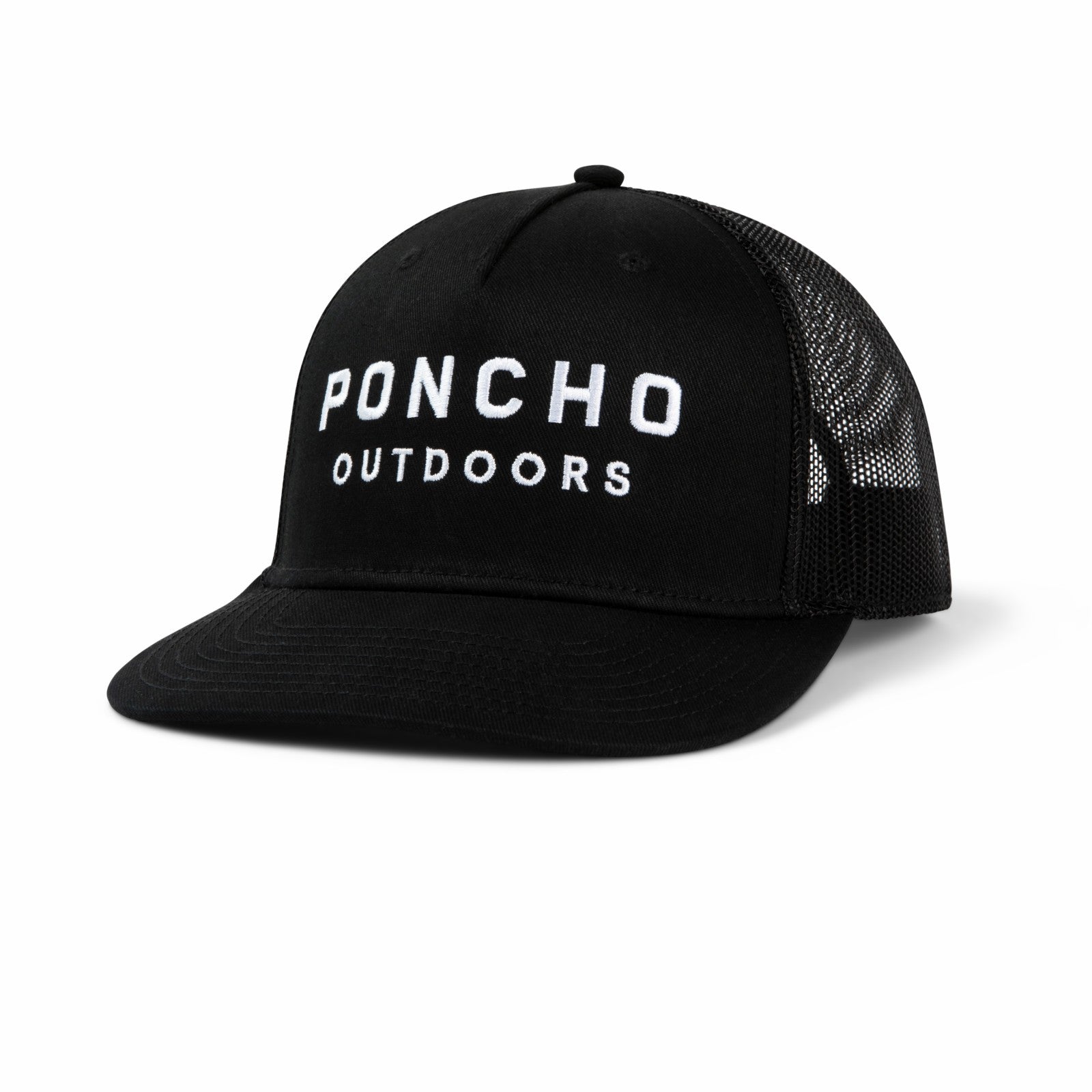 Poncho Outdoors The Man in Black Hat