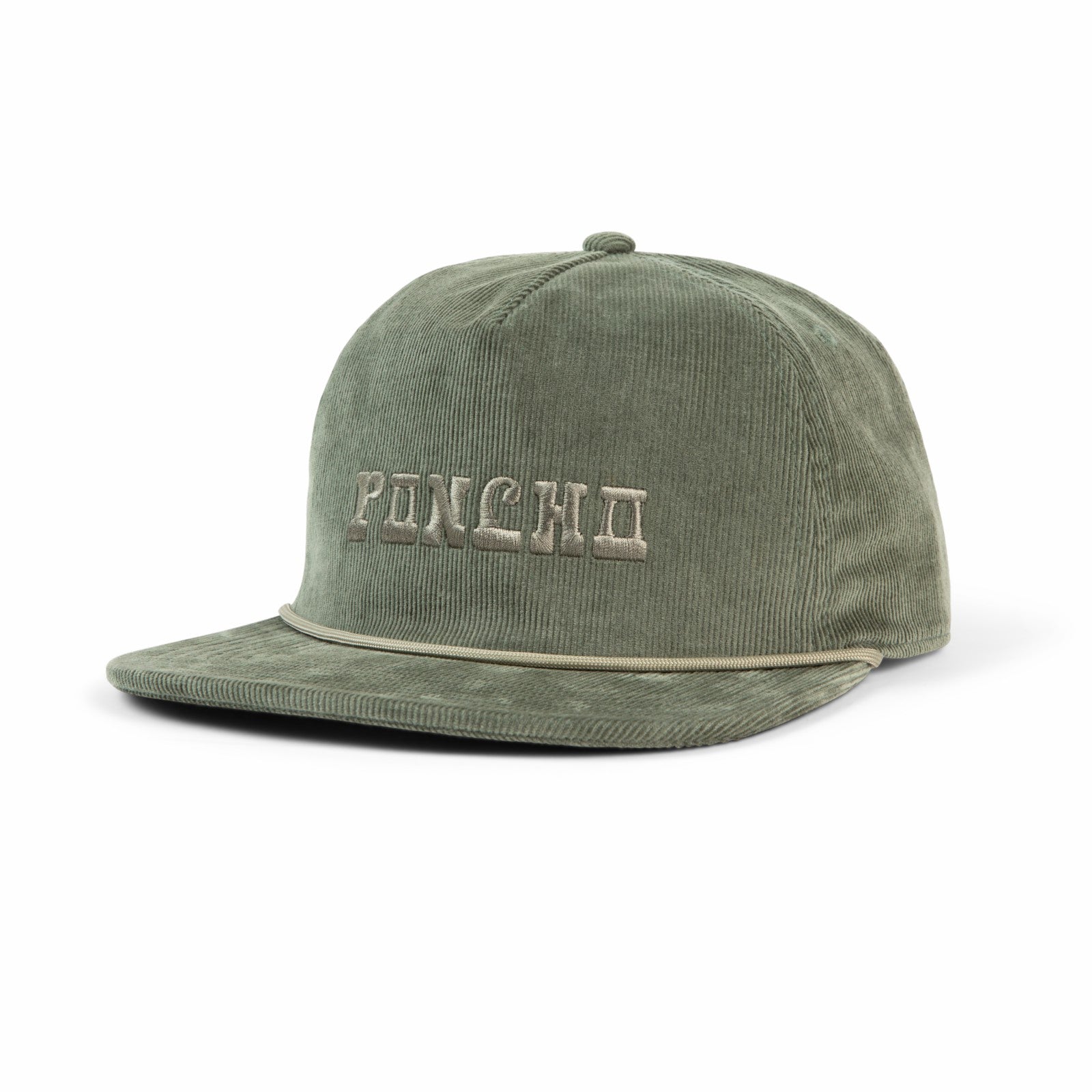 Poncho Outdoors Moss Poncho Corduroy Hat