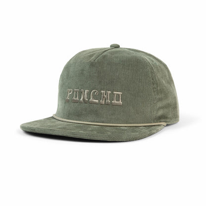Poncho Outdoors Moss Poncho Corduroy Hat