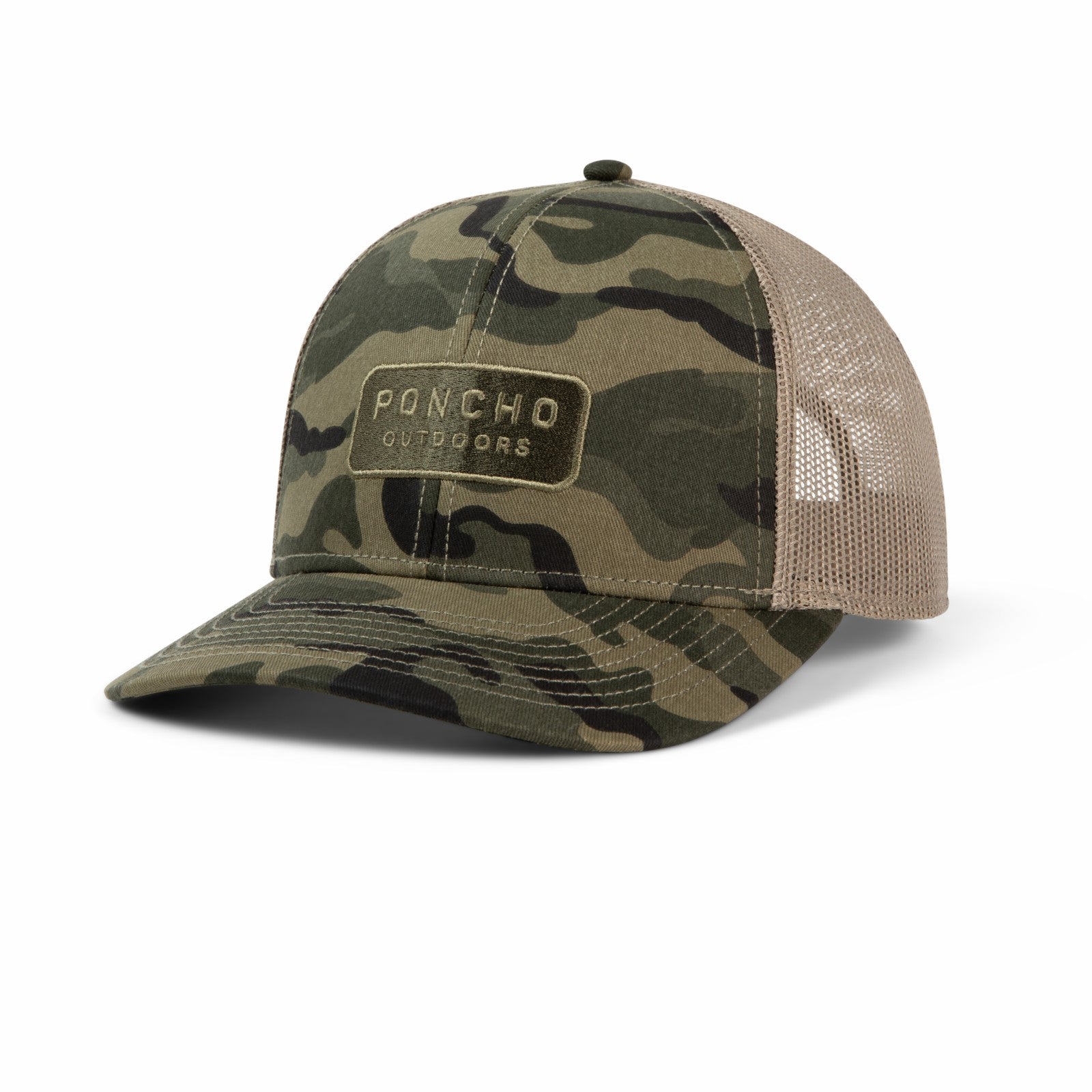 Poncho Outdoors Camo Trucker Hat