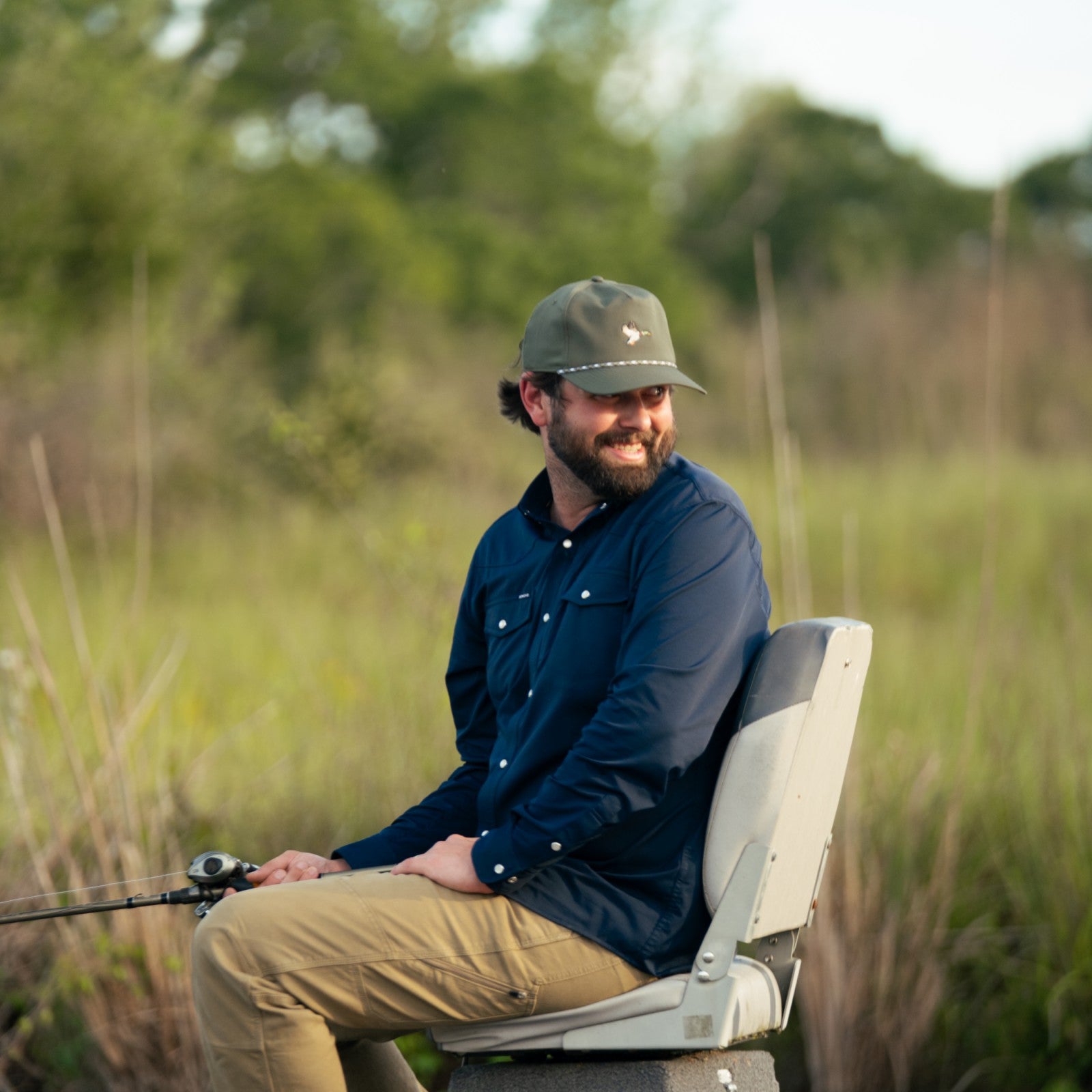 Poncho Outdoors Green Mallard Rope Hat