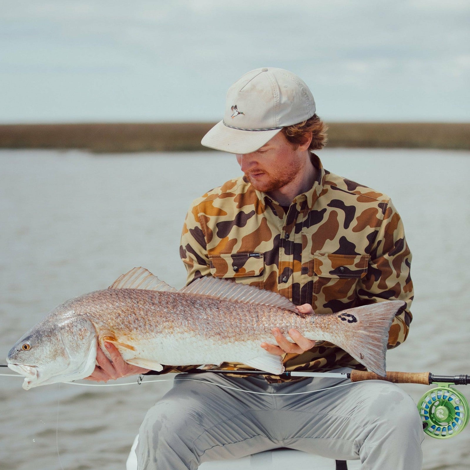 Poncho Outdoors Tan Mallard Rope Hat