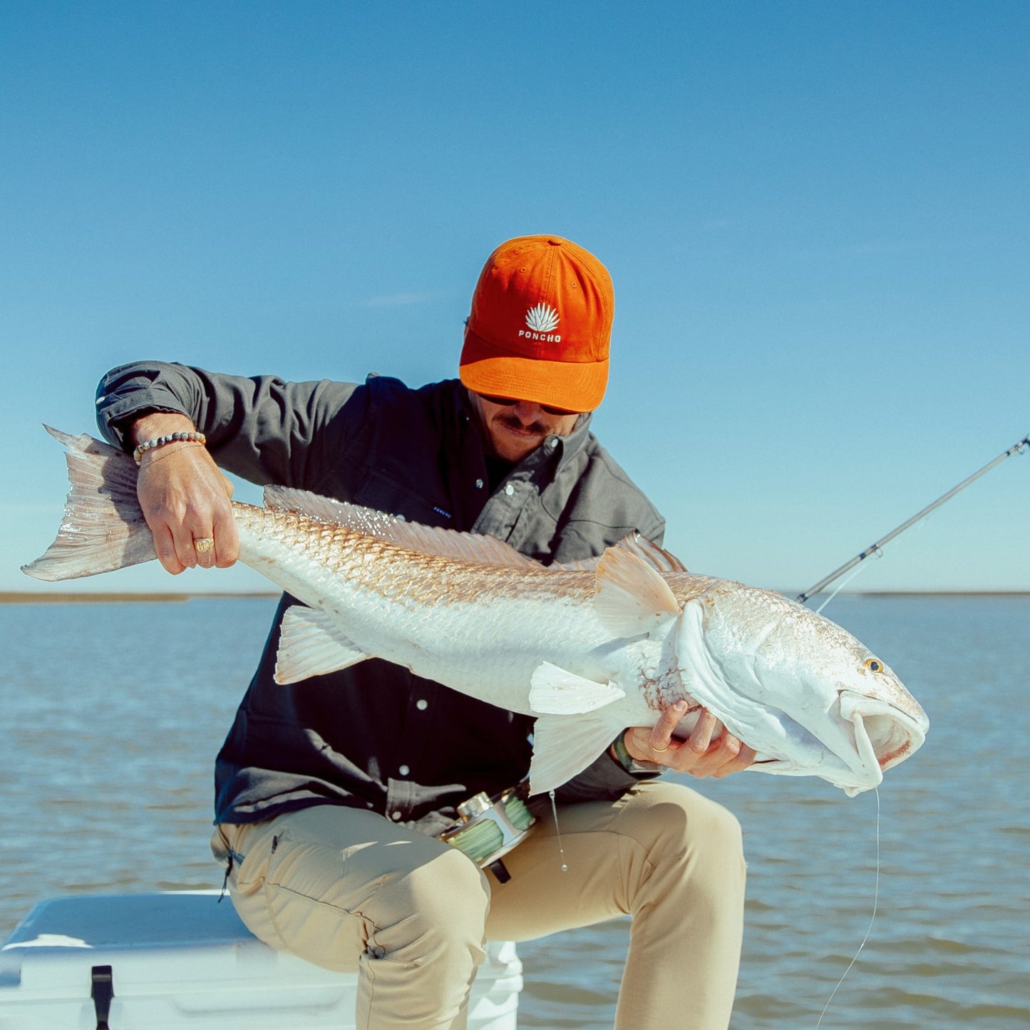 Poncho Outdoors Orange Agave Dad Hat