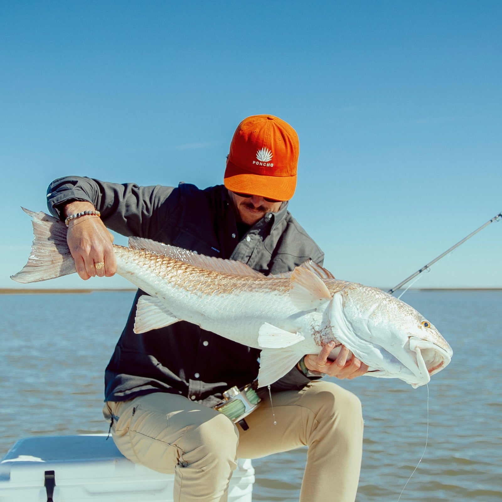 Poncho Outdoors Orange Agave Dad Hat