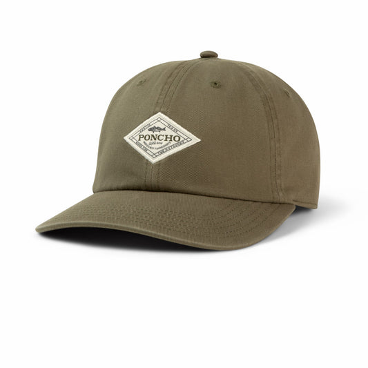 Poncho Outdoors Olive Diamond Patch Hat